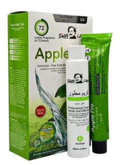 Swift Ammonia-free hair dye in apple color 01natural black  - Image 1