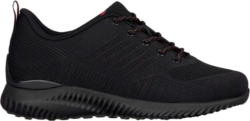 CALTO Men's Invisible Height Increasing Elevator Shoes - Black/Red Ultra Lightweight Sporty Sneakers - 2.6 Inches Taller - Q211 - Size 9.5 D(M) US - Image 1