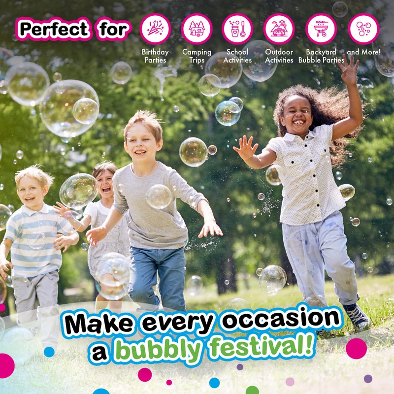 South Beach Bubbles 4 Big Bubble Wands: Making Giant Bubbles. Great Birthday Activity and Party Favor. Giant Bubble Solution Not Included. - Image 4