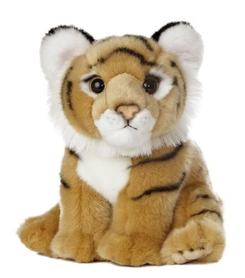 Aurora® Adorable Miyoni® Tots Bengal Tiger Cub Stuffed Animal - Lifelike Detail - Cherished Companionship - Brown 10 Inches - Image 1