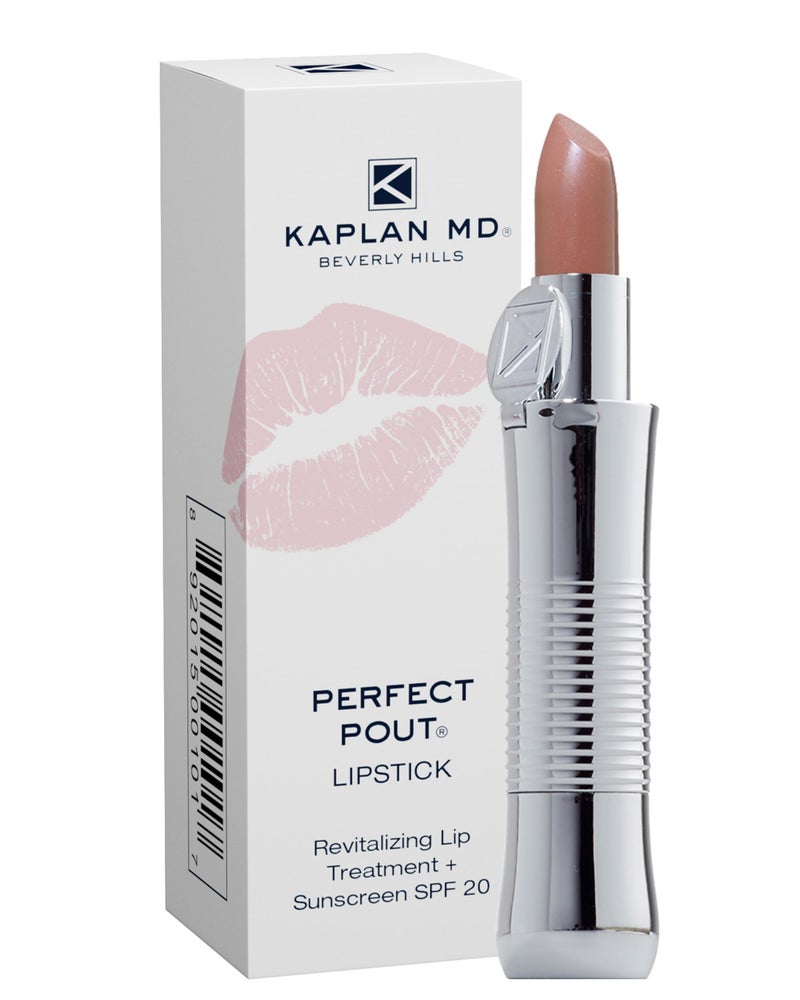 KAPLAN MD Perfect Pout Lipstick, Revitalizing Treatment + SPF 30 Sunscreen, 0.11 oz - Image 1