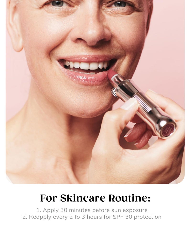 KAPLAN MD Perfect Pout Lipstick, Revitalizing Treatment + SPF 30 Sunscreen, 0.11 oz - Image 5