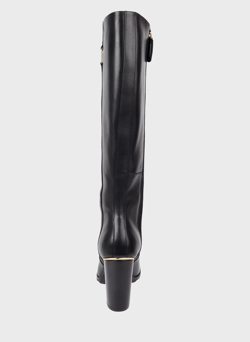 TOMMY HILFIGER Feminine Hardware Knee Boots