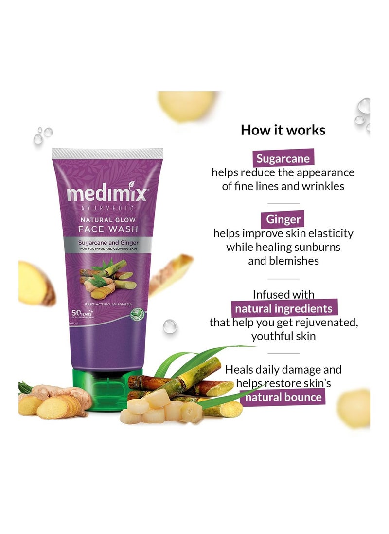 Medimix Medimix Ayurvedic Natural Glow Face Wash  - Image 3