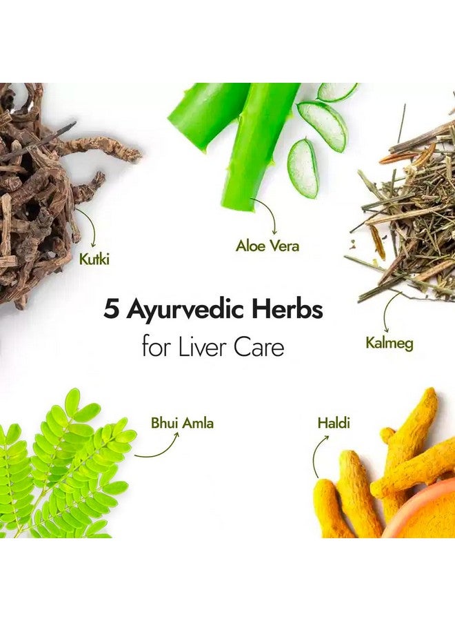 Kapiva عصير كابيفا للعناية بالكبد | مكمل غني بمضادات الأكسدة مع 5 أعشاب هندية لفائدة صحة الكبد (1 لتر) - Image 2