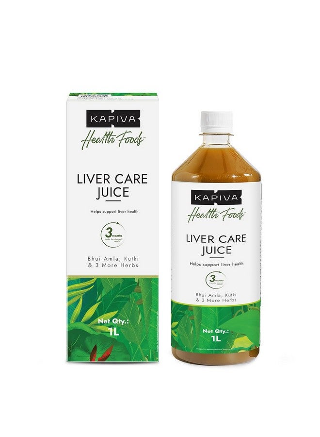Kapiva عصير كابيفا للعناية بالكبد | مكمل غني بمضادات الأكسدة مع 5 أعشاب هندية لفائدة صحة الكبد (1 لتر) - Image 1