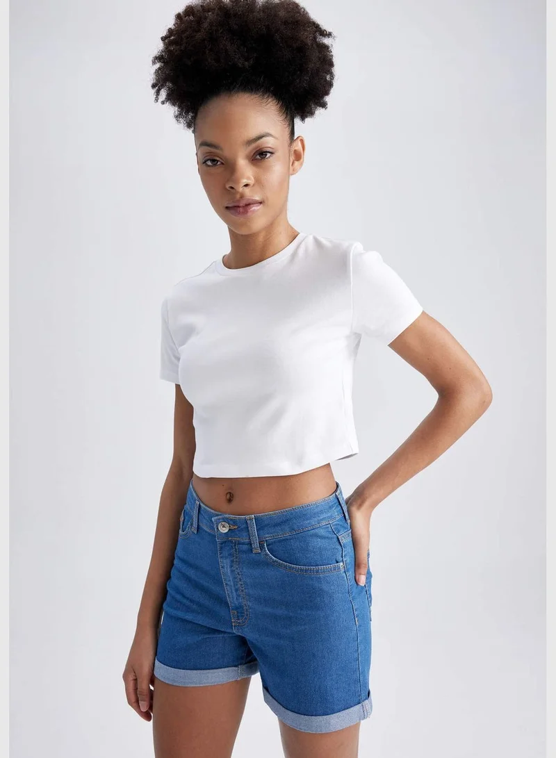 ديفاكتو Woman Denim Short