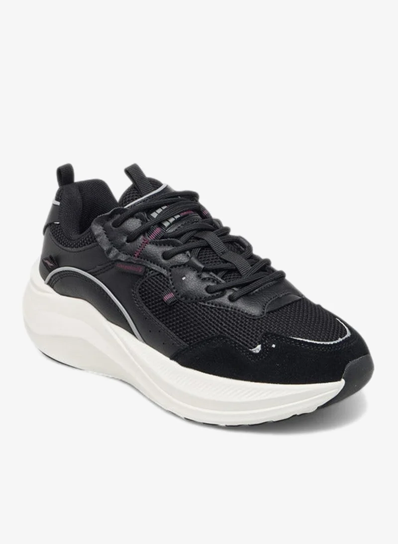 kangaROOS Women's Panelled Sports Shoes with Lace-Up Closure