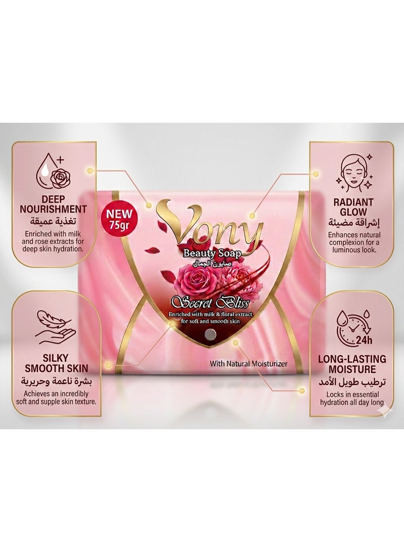 Vony Secret Bliss Beauty Soap 75g - Image 2