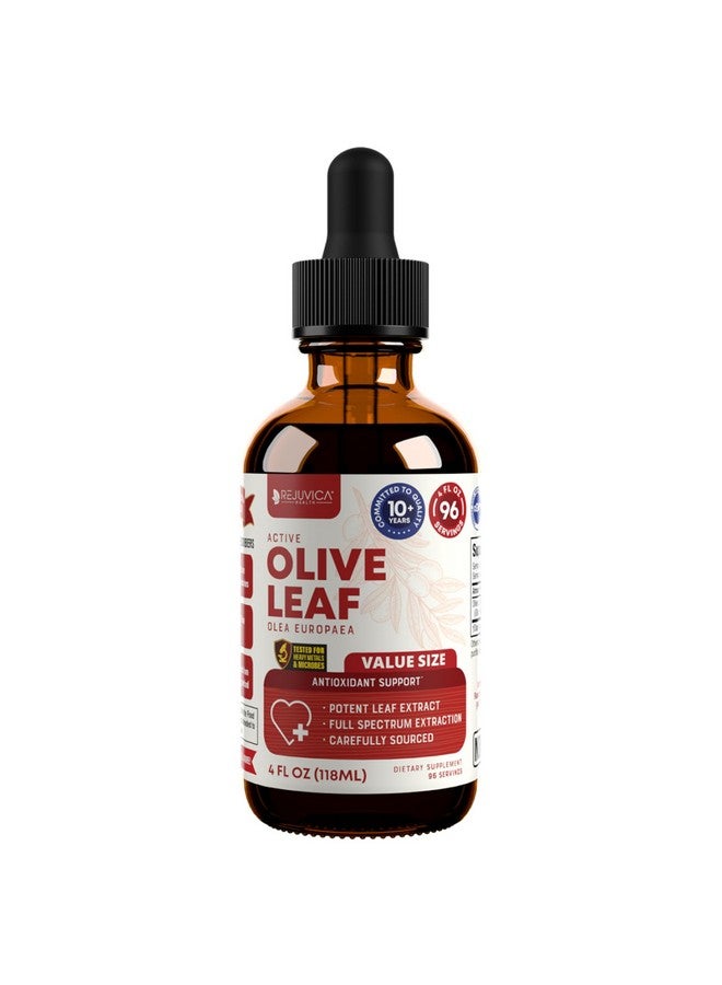 Rejuvica Health Rejuvica Health Active Olive Leaf - Advanced Olive Leaf Extract - Naturally Occurring Oleuropein - Liquid Delivery for Better Absorption - Immune & Heart Support  - Image 1