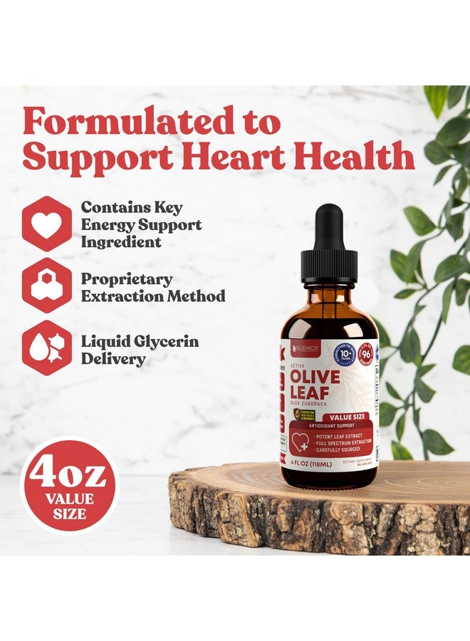 Rejuvica Health Rejuvica Health Active Olive Leaf - Advanced Olive Leaf Extract - Naturally Occurring Oleuropein - Liquid Delivery for Better Absorption - Immune & Heart Support  - Image 2