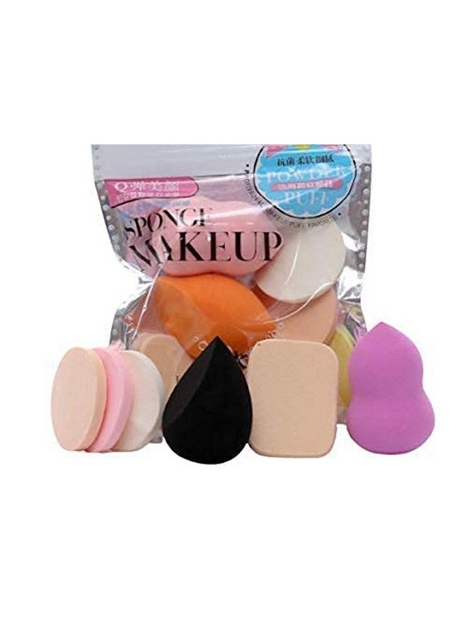 SUNISA Soft Synthetic Bristles Pink Makeup Brushes Set Of 12 With Storage Case And 6In1 Makeup Sponges Pack - (Pack Of 19) - Image 3