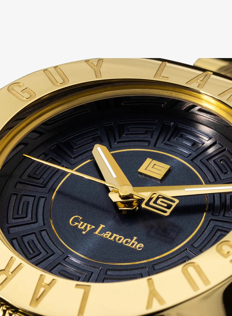 Guy Laroche  Alex Watch for Women with Yellow Gold Stainless Steel Bracelet 29 mm 5 Atm for Women | Best Price UAE