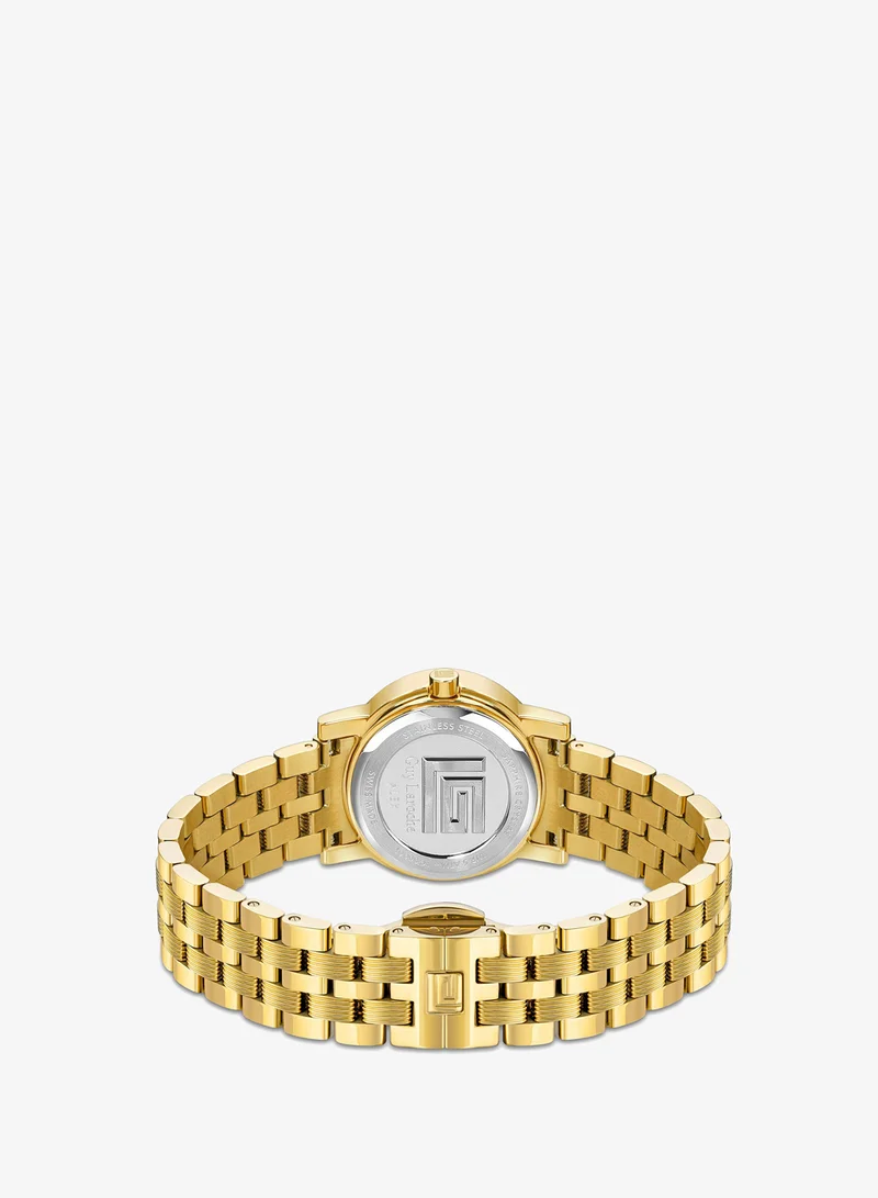 Guy Laroche  Alex Watch for Women with Yellow Gold Stainless Steel Bracelet 29 mm 5 Atm for Women | Best Price UAE