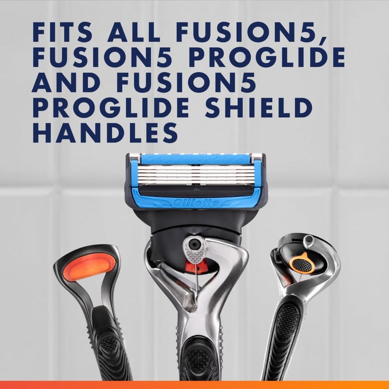Gillette ProGlide Chill Razor Refills for Men, 8 Blade Refills - Image 4