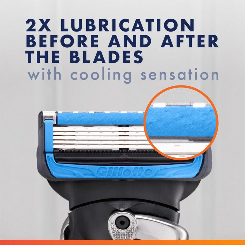 Gillette ProGlide Chill Razor Refills for Men, 8 Blade Refills - Image 5
