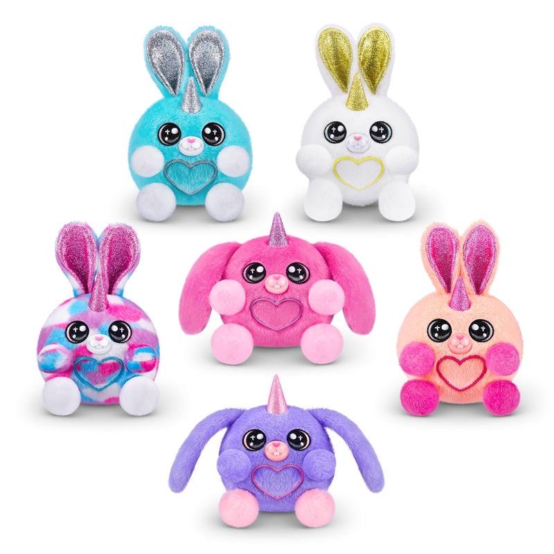 Rainbocorns 9292 Bunnycorn Series 2, 2 Pack, 4 Surprises Inside, Collectible Plush Pets, Ultra Soft - Image 2
