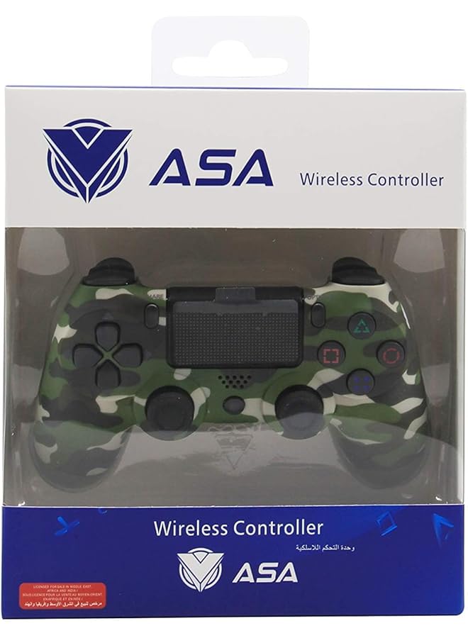 ASA Wireless Joystick For Playstation 4 Green Army - Image 3