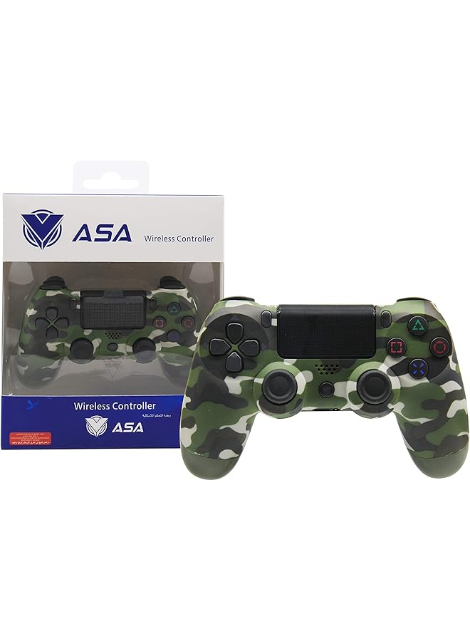 ASA Wireless Joystick For Playstation 4 Green Army - Image 4