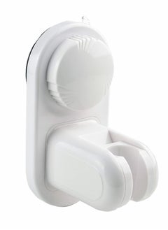 Excefore Shower Head Holder, Suction Cup Shower Head Bracket Bathroom, Removable Handheld Wand Holder & Wall Mounted Suction Bracket for Marble Glass Metal Ceramic, White  - Image 1