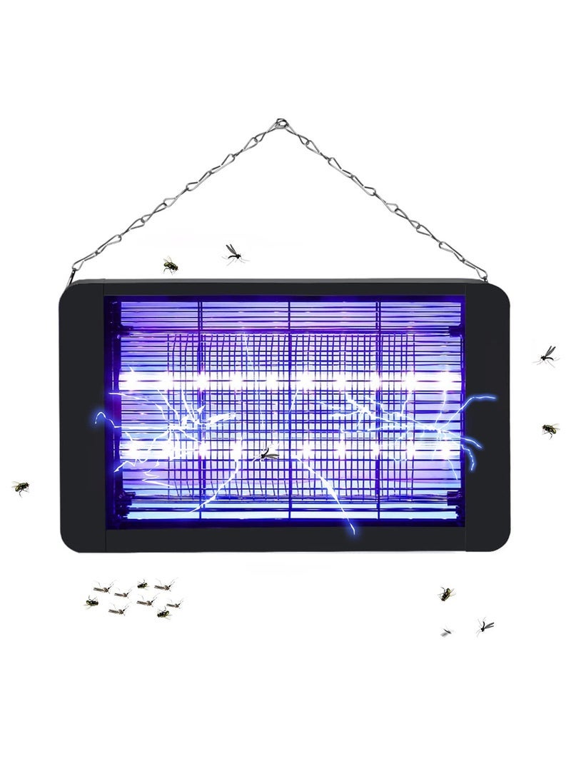 Captaintech Electric Mosquito Zapper,20W LED Indoor and Outdoor Flying Fly Insect Killer Lamp,Bug and Pest Trap Pest Repeller Repellent Traps Eliminator Catcher Lure Zapper Kills Mosquito  - Image 1