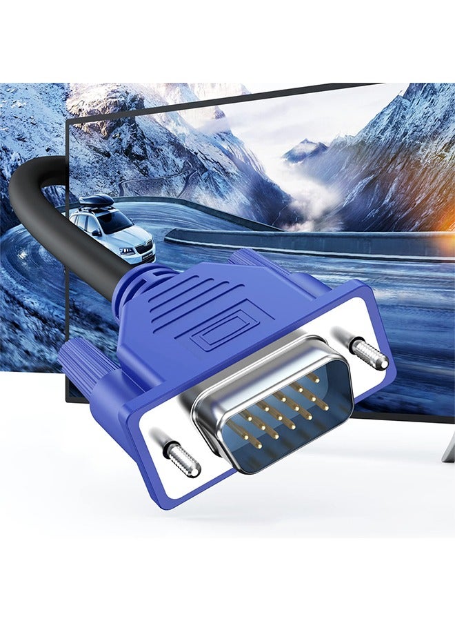 Taimi 4-pices VGA Male To Male Cable 1.8m - Black/Blue - Image 4