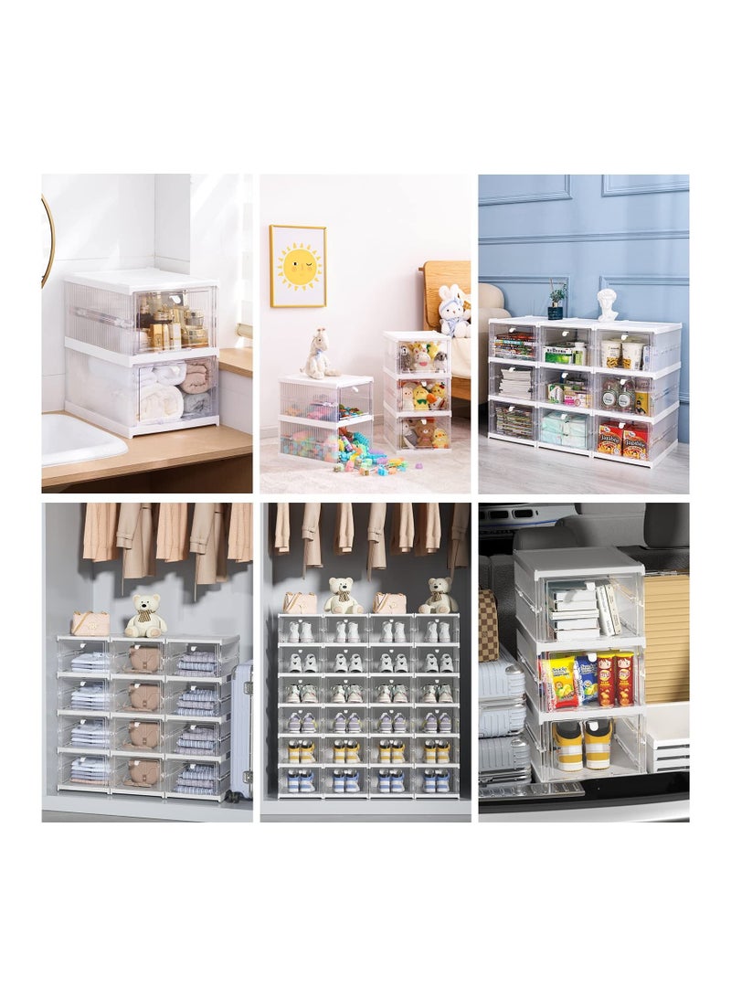 كول بيبي طوي الأحذية تخزين الفضاء ، طوي الانتهاء من الأحذية مربع ، طوي الأحذية الرياضية الفضاء ، تخزين الحاويات ( 6 طبقات ) - Image 2