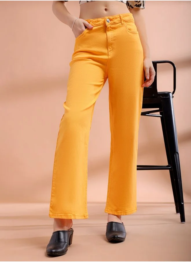 مرفوعة Women Flared Multicolour Jeans