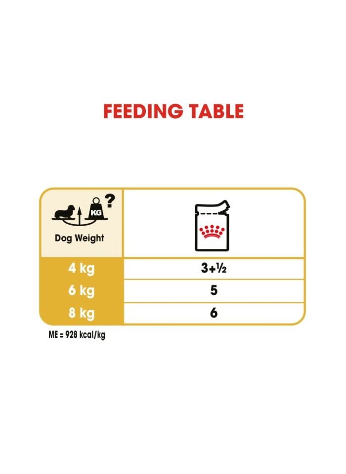 ROYAL CANIN Breed Health Nutrition Dachshund Adult (WET FOOD - Pouches) 12 x 85g - Image 3