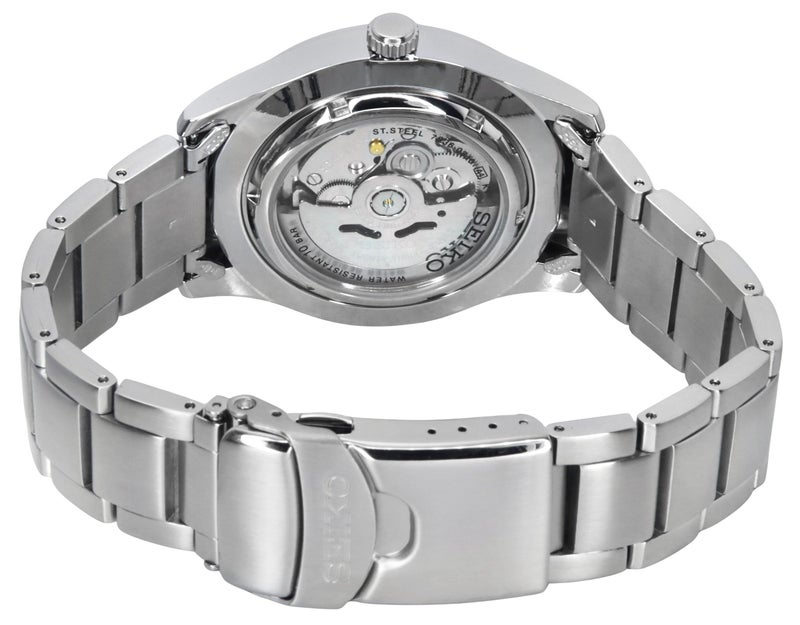 Seiko 5 Sports Automatic SNZG13K1 Stainless Steel Day/Date 100M Mens Watch - Image 4