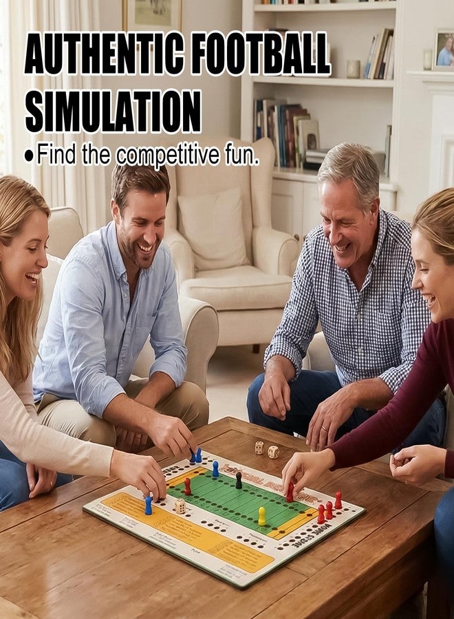 Kivan Base Football Dice Challenge - Premium Wooden Board Game with Scoring Tray for Competitive Family Play and Gifting - Image 5