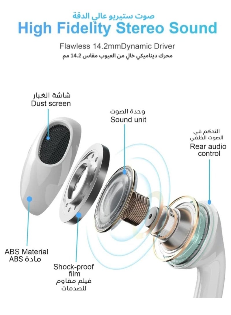 ساند بوكس سماعات أذن سلكية من النوع C، متوافقة مع iPhone 15 Pro Max، iPhone 16 Pro Max، Samsung Galaxy S25 Series S24 Series، Huawei، Honor الأخرى ذات منفذ الصوت USB C. - Image 2