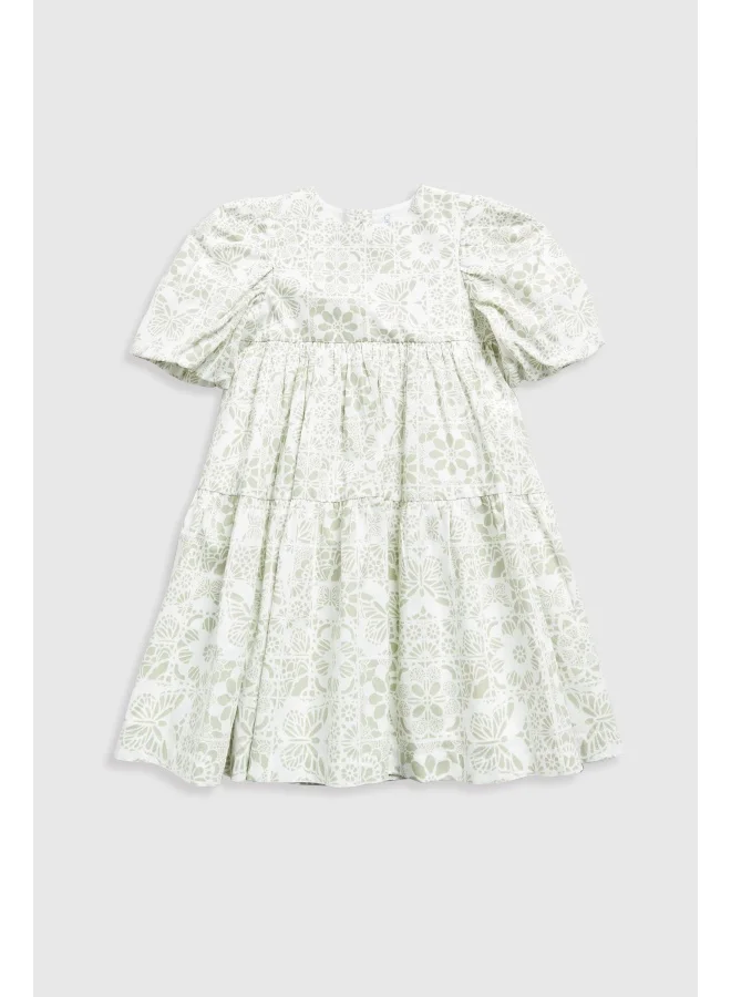 mothercare Green Woven Tiered Dress