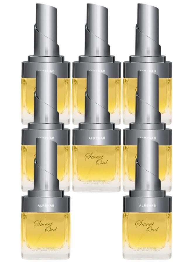 Alrehab 8 Pieces Sweet Oud Perfume 100ML - Image 1