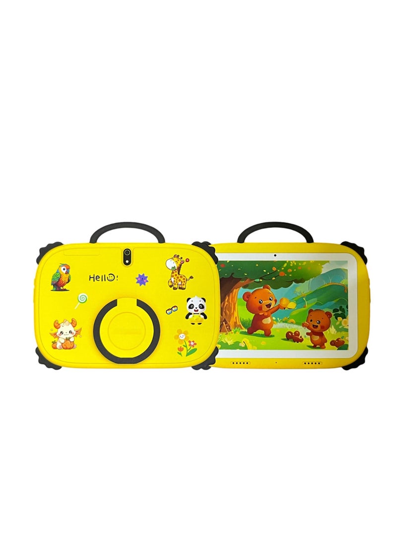 JOROBO - 11 -Inch NTouch Smart Tablet N1101 Android 13 Tablet With 512GB ROM 12GB RAM Quad Core Wi-Fi 5G LTE Dual Sim with Carrying Bag - YELLOW - Image 1