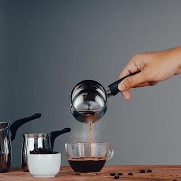 FINALITY finality Stainless Steel Milk/Coffee/Tea Warmer Pot with Non Heating Handle, Silver, 850ml  - Image 4