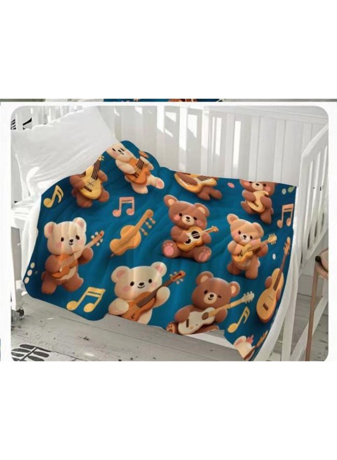 general Flannel thin blanket (warm and comfortable, suitable for sleep, gaming, dust removal and sandproof) 150cm*200cm - 1111 - Image 3