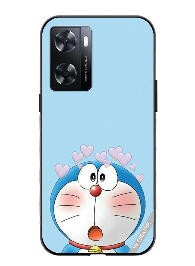 VR CREATIVE Protective Case Cover For Oppo A57/A77s Doremon Design Multicolour - Image 1