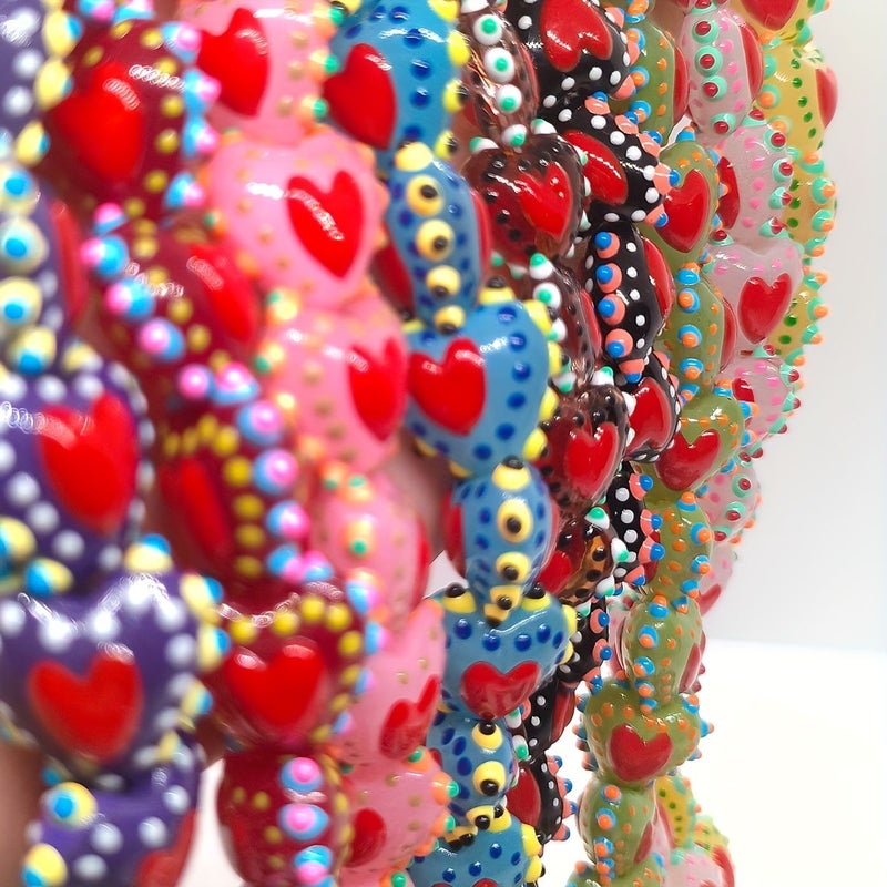 3pcs Mix Color Handmade Lampwork Glass Beads For Jewelry Making Bracelet Necklace - Image 2