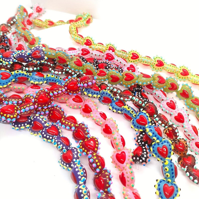 3pcs Mix Color Handmade Lampwork Glass Beads For Jewelry Making Bracelet Necklace - Image 3