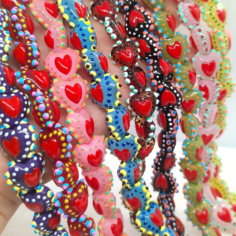 3pcs Mix Color Handmade Lampwork Glass Beads For Jewelry Making Bracelet Necklace - Image 1