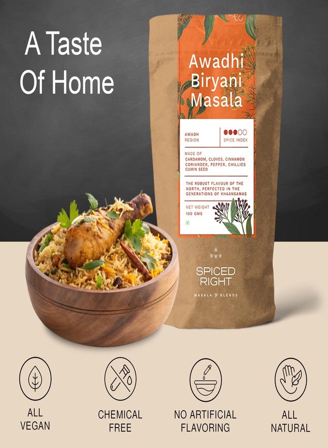 Spiced Right Awadhi Biryani Masala Powder (200g) | Authentic Flavors for Perfectly Spiced Biryani | Premium Handcrafted Spice Mix | Exquisite Indian Cuisine | Spicy and Flavorful Masala Mix - Image 5