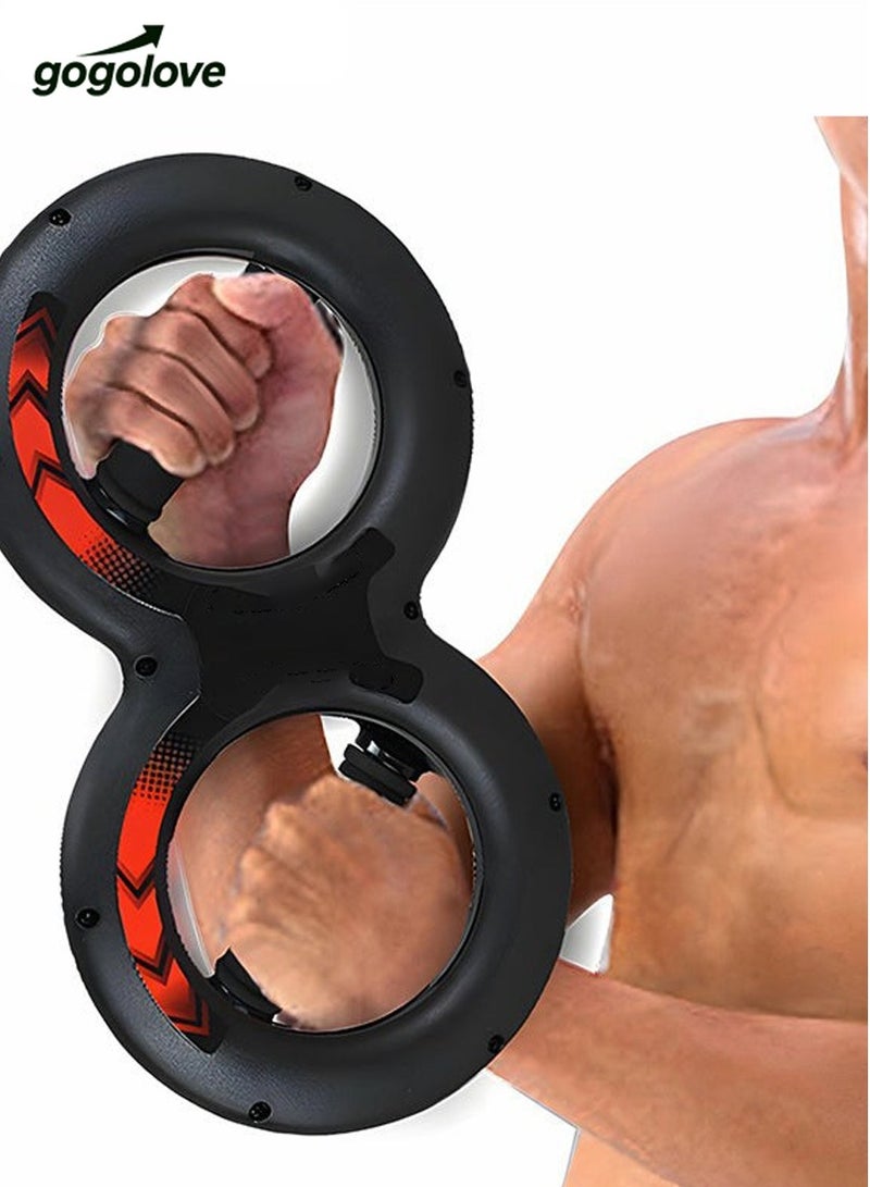 gogolove Wrist Grip Strength Trainer, Spinning Burn Muscle Training, Gym Multifunctional Hand and Forearm Trainer, Gripper Exerciser Strengthener for Arm and Full Body Muscle Training, 10KG - Image 1