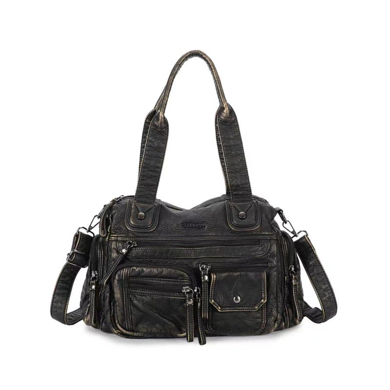Y2K Retro Soft Leather Shoulder Bag - Image 5