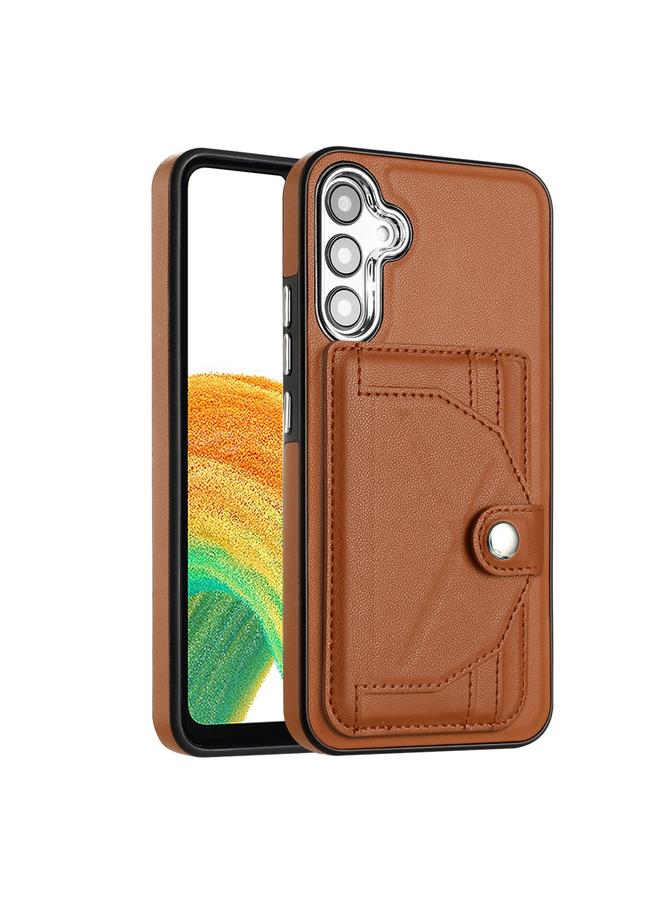 اس-توب جراب هاتف جلدي مقاوم للصدمات مع حامل بطاقة لهاتف Samsung Galaxy A34 5G - Image 2