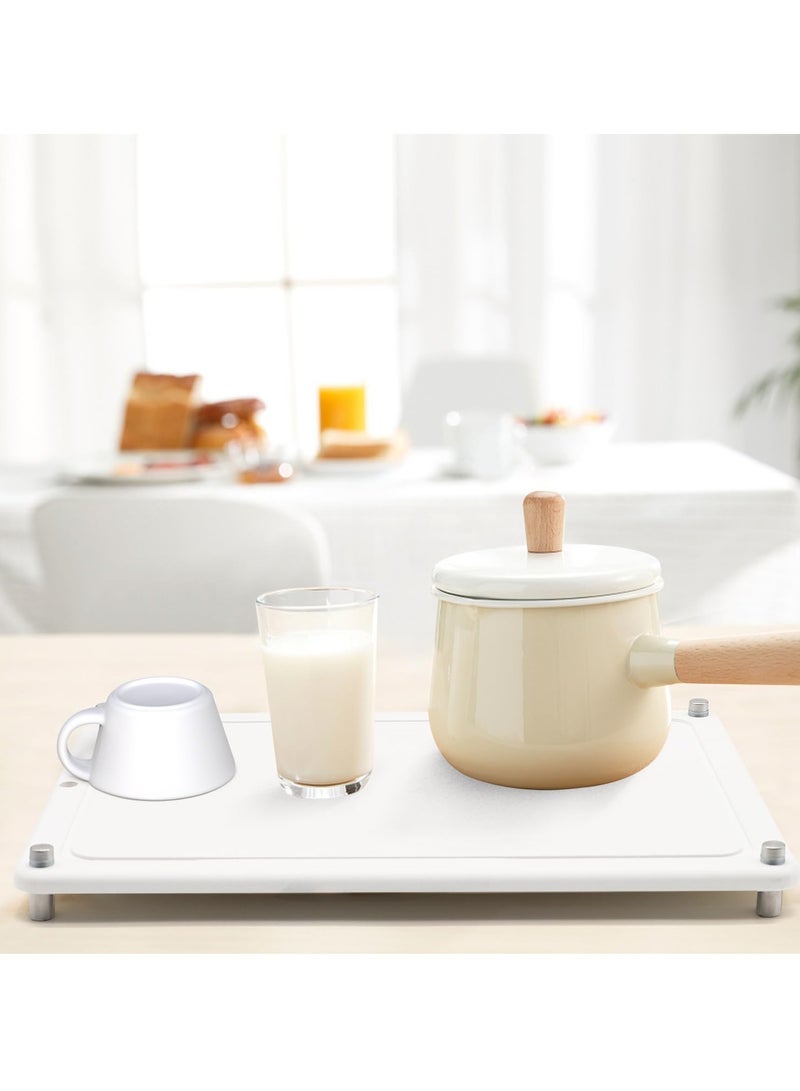 Diatomite Hardboard Kitchen Drain Mat - Ultra - Fast Absorption Tray for Sink Area and Dish Drying - Image 3