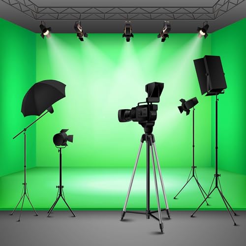 Hanumex® 8x12-feet Green Screen Backdrop is Perfect for Photography and Streaming Gaming. It is Made of Polyester Cloth and is Virtual Green Background Sheet for Zoom Meetings. - Image 5