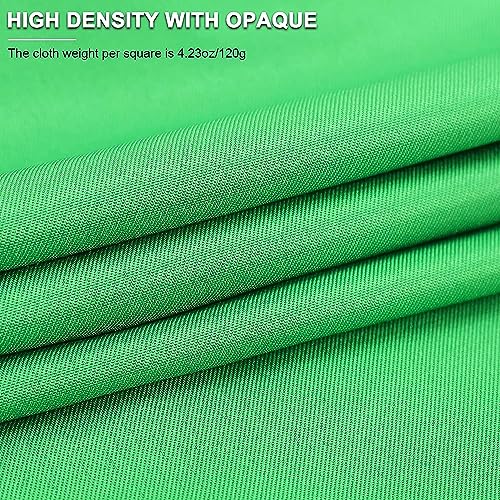 Hanumex® 8x12-feet Green Screen Backdrop is Perfect for Photography and Streaming Gaming. It is Made of Polyester Cloth and is Virtual Green Background Sheet for Zoom Meetings. - Image 4
