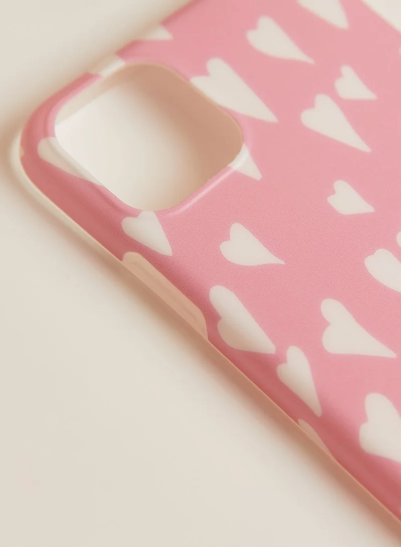 COCONUT LANE Pink Hearts Iphone 11 Pro Max Case