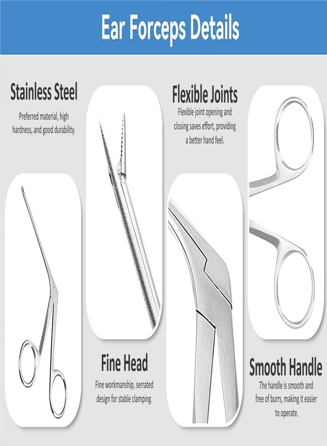 Agarwals Micro Crocodile Ear Forcep - Image 4